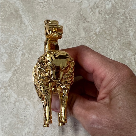 Gold Sheep Ornament - Picture 3 of 5